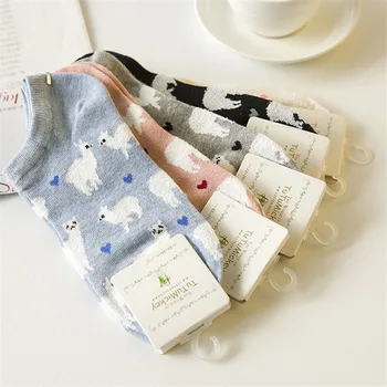 5 Pairs of Short Socks Women Kawaii Cashmere Cute Socks Wool Funny Sheep Pattern Printed Brand Cashmere Cotton Women's Socks
5 Pairs of Short Socks Women Kawaii Cashmere Cute Socks Wool Funny Sheep Pattern Printed Brand Cashmere Cotton Women's Socks