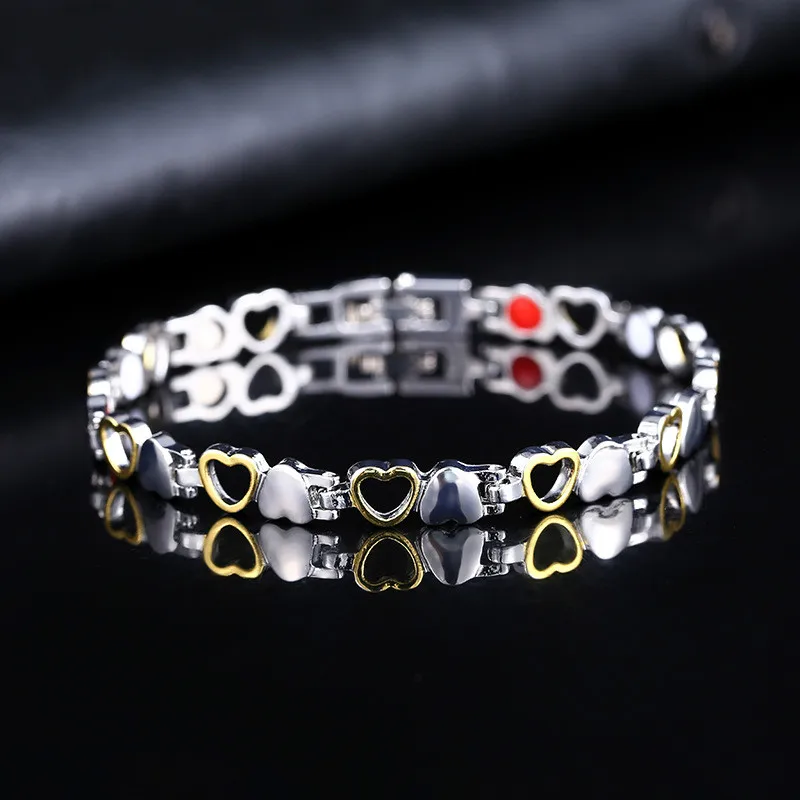 Hot Sale Women Fashion Health Bracelet Love Heart Shape Bracelet for Mens Magnet Energy Magnetic Bracelet Jewelry
Hot Sale Women Fashion Health Bracelet Love Heart Shape Bracelet for Mens Magnet Energy Magnetic Bracelet Jewelry