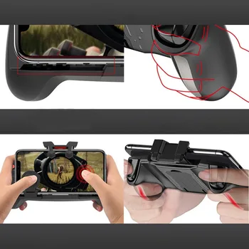 XBERSTAR Gaming Joystick Handle Holder PUBG Game Trigger Fire Button L1R1 Shooter Smart phone Controller Gampad Accessories
XBERSTAR Gaming Joystick Handle Holder PUBG Game Trigger Fire Button L1R1 Shooter Smart phone Controller Gampad Accessories