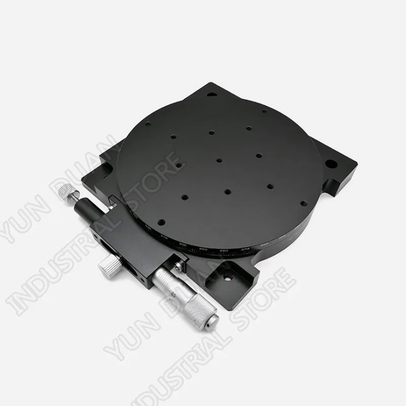 5" R Axis 125MM Manual 360 Degree Rotary Sliding Table Micrometer Precision Displacement Angle Adjust Platform Optical RS125-L
5" R Axis 125MM Manual 360 Degree Rotary Sliding Table Micrometer Precision Displacement Angle Adjust Platform Optical RS125-L