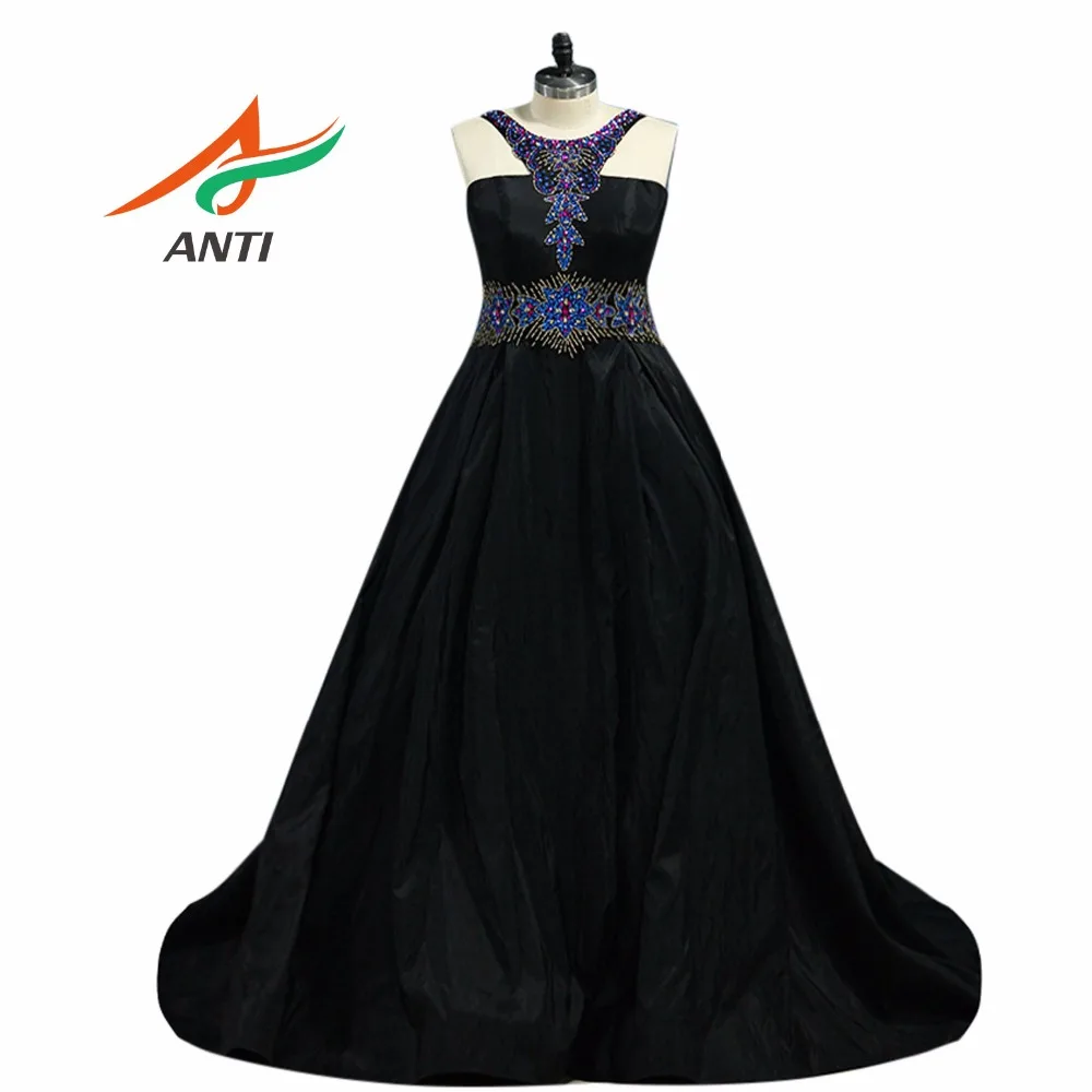 ANTI Plus Size Vintage Black Evening Dress Elegant Taffeta Beading Formal Gowns Celebrity Dress A-Line Wedding Party Abide HQY83
ANTI Plus Size Vintage Black Evening Dress Elegant Taffeta Beading Formal Gowns Celebrity Dress A-Line Wedding Party Abide HQY83