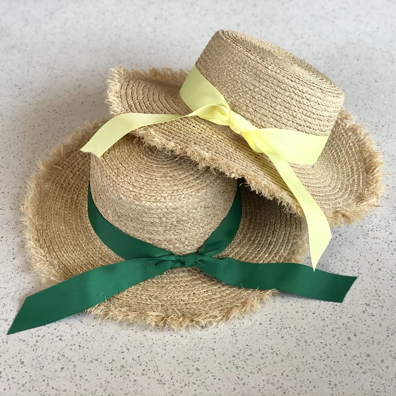 Luna&Dolphin Women Summer Beach Raffia Yellow Green Ribbon Hat Bow Raffia Hat Temperament Flat Straw Hats Women's Sea Beach Hat
Luna&Dolphin Women Summer Beach Raffia Yellow Green Ribbon Hat Bow Raffia Hat Temperament Flat Straw Hats Women's Sea Beach Hat