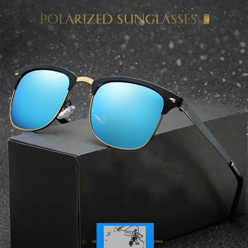 New Polarized Sunglasses Men/Women Retro Rivet top Quality Polaroid Lens Brand Design Sun Glasses Male Oculos C4 Night Vision
New Polarized Sunglasses Men/Women Retro Rivet top Quality Polaroid Lens Brand Design Sun Glasses Male Oculos C4 Night Vision