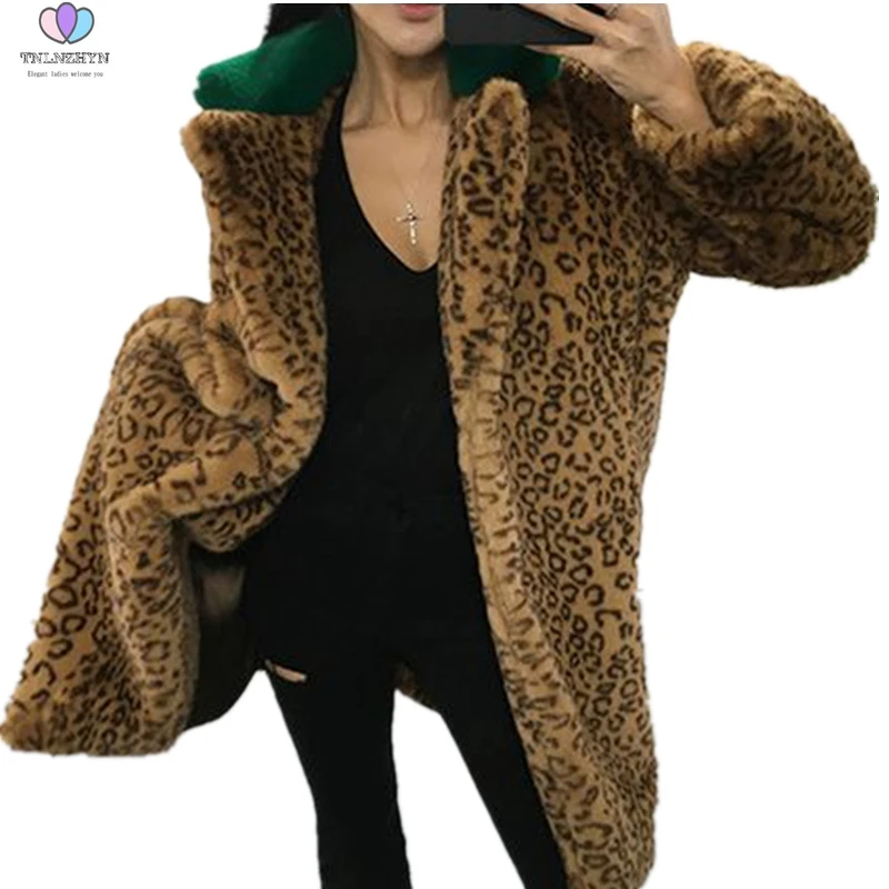 Women Leopard Fur Long Windbreaker New Winter Faux Rabbit Hair Warm High-end Fur Coat Casual Plus size Thick Jacket Coat Parka
Women Leopard Fur Long Windbreaker New Winter Faux Rabbit Hair Warm High-end Fur Coat Casual Plus size Thick Jacket Coat Parka