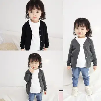 Kids Sweaters Children Spring Autumn Cotton Thread Cardigan Girls Solid Jacket Coat Knitted Sweater For Baby Boys Girls 80-150cm
Kids Sweaters Children Spring Autumn Cotton Thread Cardigan Girls Solid Jacket Coat Knitted Sweater For Baby Boys Girls 80-150cm