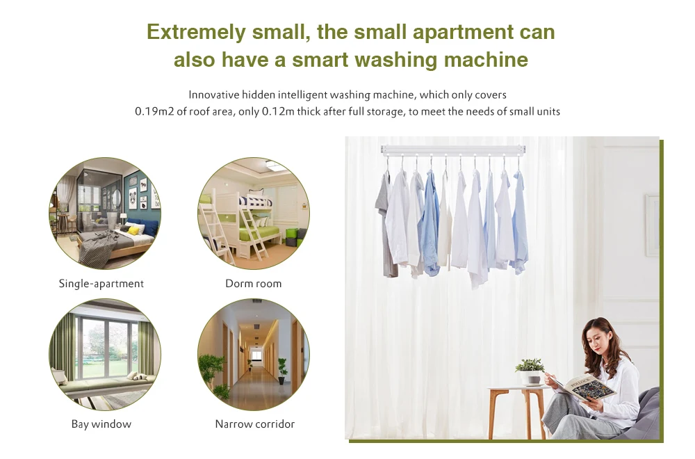 MR BOND Compact Smart Dryer Telescopic Clothes Drying Rack from Xiaomi Youpin MR BOND Compact Smart Dryer Telescopic Clothes Drying Rack from Xiaomi Youpin