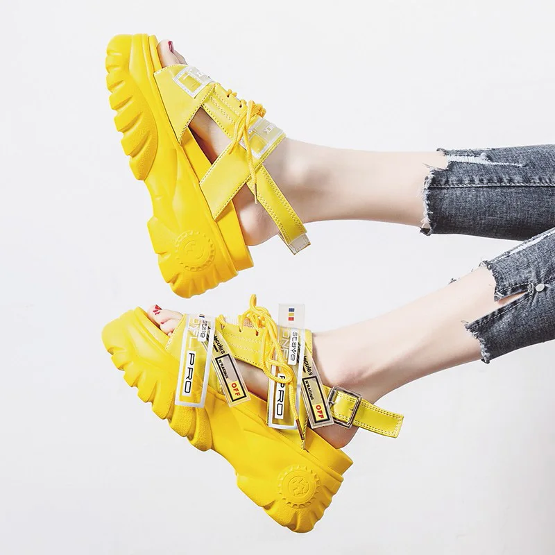 Bomlight 2019 Summer Women Sandals Thick Bottom Wedge Platform Sandals Ladies Ankle Strap Open Toe Shoes Woman White Black
Bomlight 2019 Summer Women Sandals Thick Bottom Wedge Platform Sandals Ladies Ankle Strap Open Toe Shoes Woman White Black