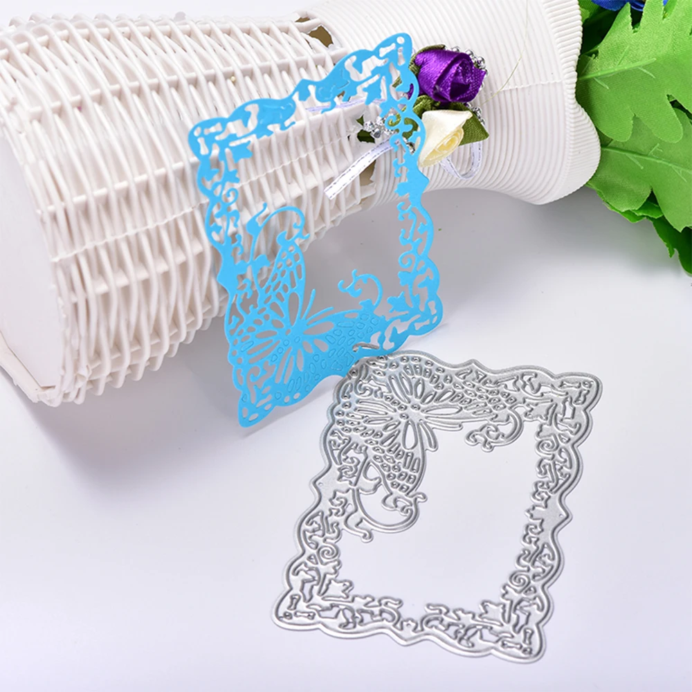 SEASENXI Butterfly Rectangle Frame Scrapbooking Cutting Dies Stencils DIY Embossing Die Cut Template Album Cards Paper Decor
SEASENXI Butterfly Rectangle Frame Scrapbooking Cutting Dies Stencils DIY Embossing Die Cut Template Album Cards Paper Decor