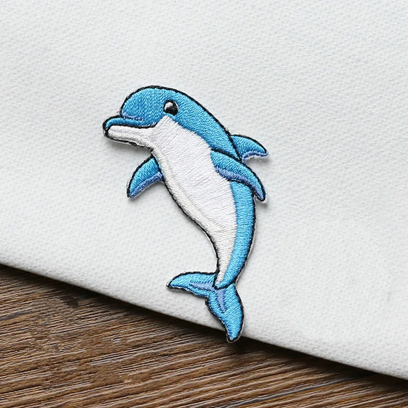 10pcs Animal Dolphin Embroidered Patches Cute Iron On Sewing Applique Badge Clothes Patch Stickers For Jackets Jeans Garment 
10pcs Animal Dolphin Embroidered Patches Cute Iron On Sewing Applique Badge Clothes Patch Stickers For Jackets Jeans Garment