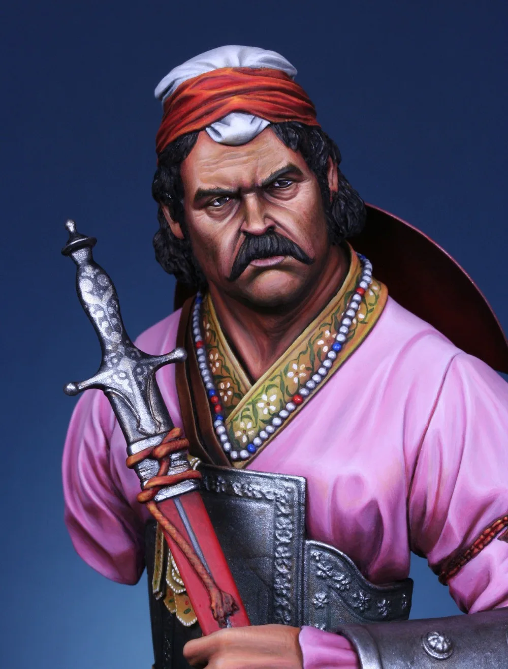 Unpainted Kit 1/10 The Moghul Warrior soldier bust Resin Figure miniature garage kit
Unpainted Kit 1/10 The Moghul Warrior soldier bust Resin Figure miniature garage kit