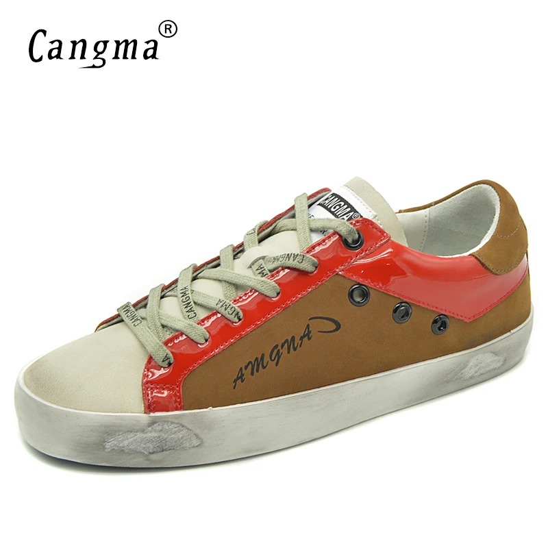CANGMA Luxury Brand Woman Brown Designer Shoes Casual Genuine Leather Sneakers Lady Breathable Shoes Footwear Female 2021
CANGMA Luxury Brand Woman Brown Designer Shoes Casual Genuine Leather Sneakers Lady Breathable Shoes Footwear Female 2021