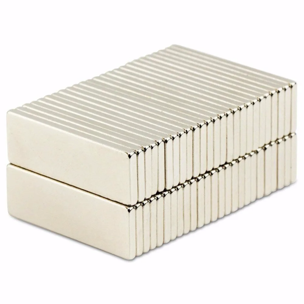 OMO Magnetics 10 шт. N50 большая Супер Сильная полоса Блок Бар длинные Магниты