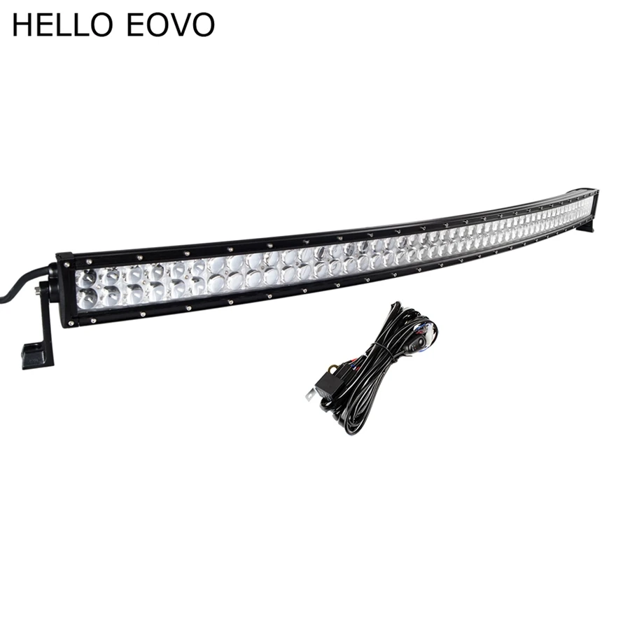 HELLO EOVO 4D 52 inch 500W Curved LED Light Bar for Work Indicators Driving Offroad Boat Car Tractor Truck 4x4 SUV ATV Wiring
HELLO EOVO 4D 52 inch 500W Curved LED Light Bar for Work Indicators Driving Offroad Boat Car Tractor Truck 4x4 SUV ATV Wiring