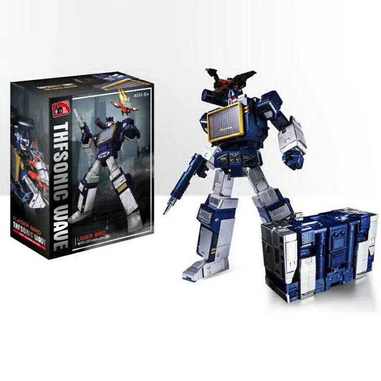 G1 Transformation THF 01J Soundwave One Tape Deform walkman MasterPiece MP13 Oversize Alloy Action Figure Robot Collection Toy
G1 Transformation THF 01J Soundwave One Tape Deform walkman MasterPiece MP13 Oversize Alloy Action Figure Robot Collection Toy