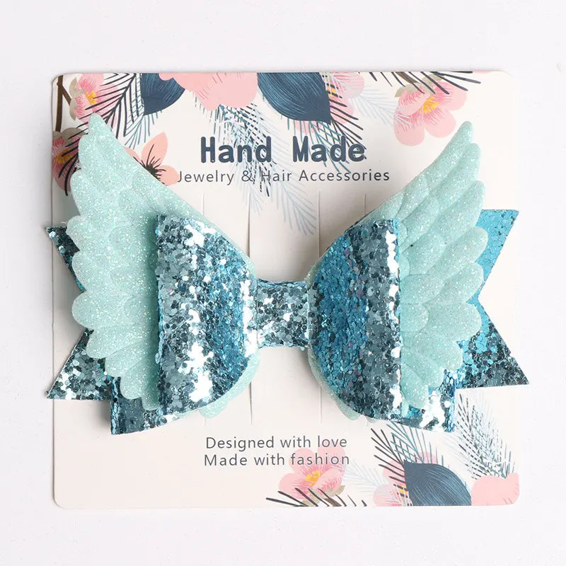 Angel Wings Hair Clips Fashion Shiny Bow Hair Clips Glittering Baby Girl Surprise Gifts Suitable for Children and Girls Hair Acc
Angel Wings Hair Clips Fashion Shiny Bow Hair Clips Glittering Baby Girl Surprise Gifts Suitable for Children and Girls Hair Acc