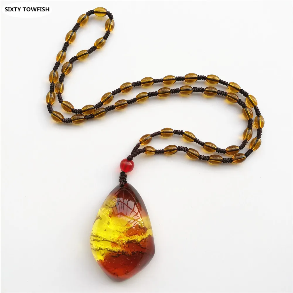SIXTY TOWFISH Free Shipping Fashion Women Men Handmade Vintage Resin Statement Charm Necklace & Pendants Long Rope Jewelry Gifts
SIXTY TOWFISH Free Shipping Fashion Women Men Handmade Vintage Resin Statement Charm Necklace & Pendants Long Rope Jewelry Gifts