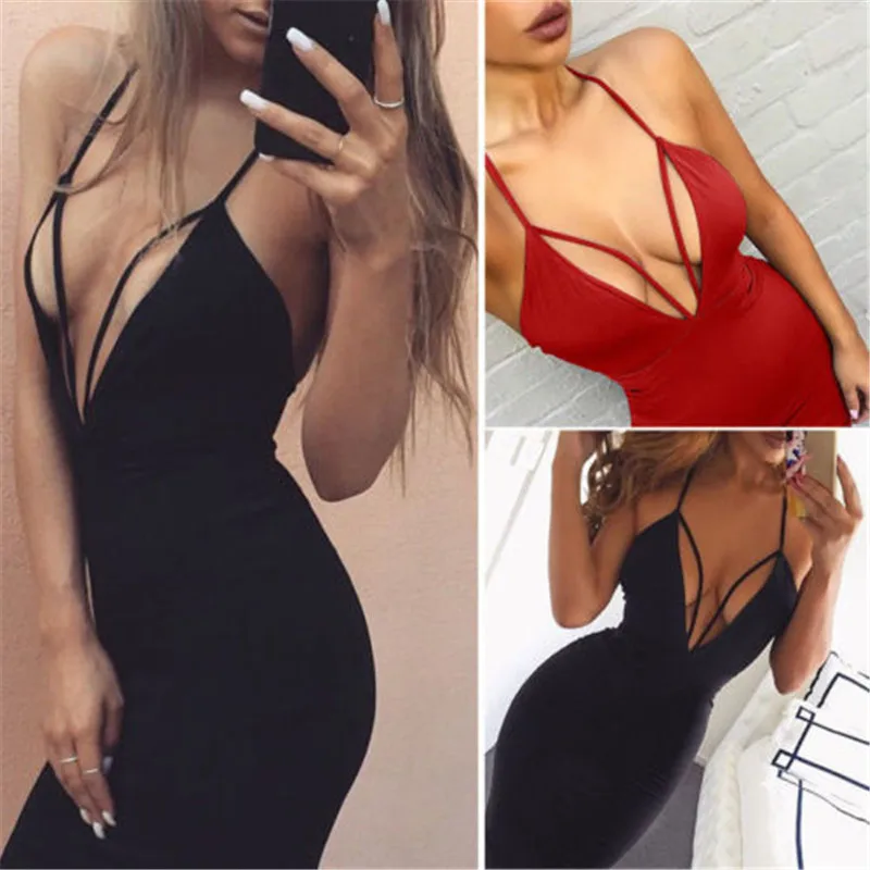 2018 Fashion Summer Sexy Women Mini Dress Deep V-Neck Bandage Dress Women Backless Club Party Wear Bodycon Ladies Solid Dress
2018 Fashion Summer Sexy Women Mini Dress Deep V-Neck Bandage Dress Women Backless Club Party Wear Bodycon Ladies Solid Dress