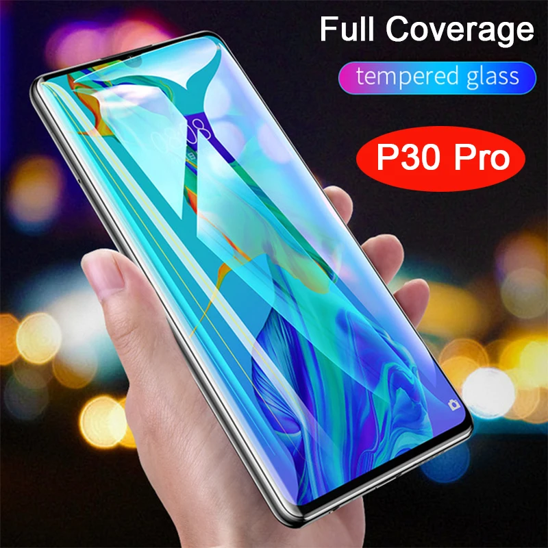 Защитное стекло для huawei p30 pro закаленное защита экрана тремп телефона на huawey p 30