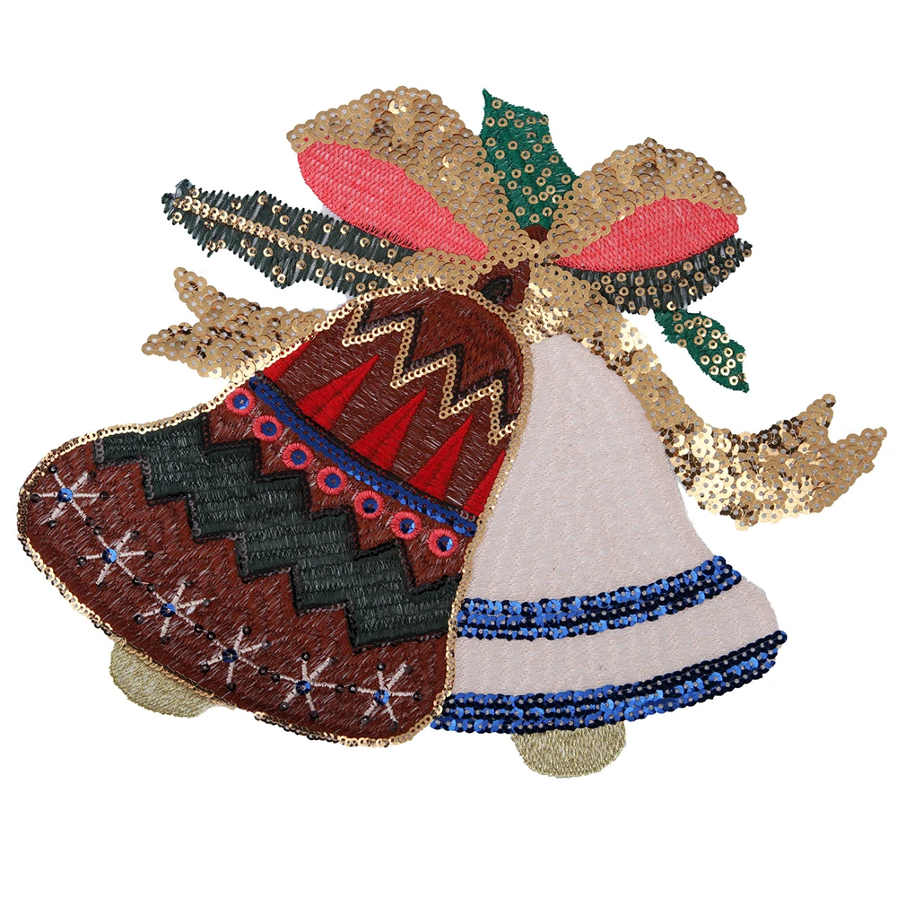 Lychee Life Christmas Bell Embroidered Patches Sequin Patches Supplies Handmade Sewing On Clothes Bags Accessories
Lychee Life Christmas Bell Embroidered Patches Sequin Patches Supplies Handmade Sewing On Clothes Bags Accessories