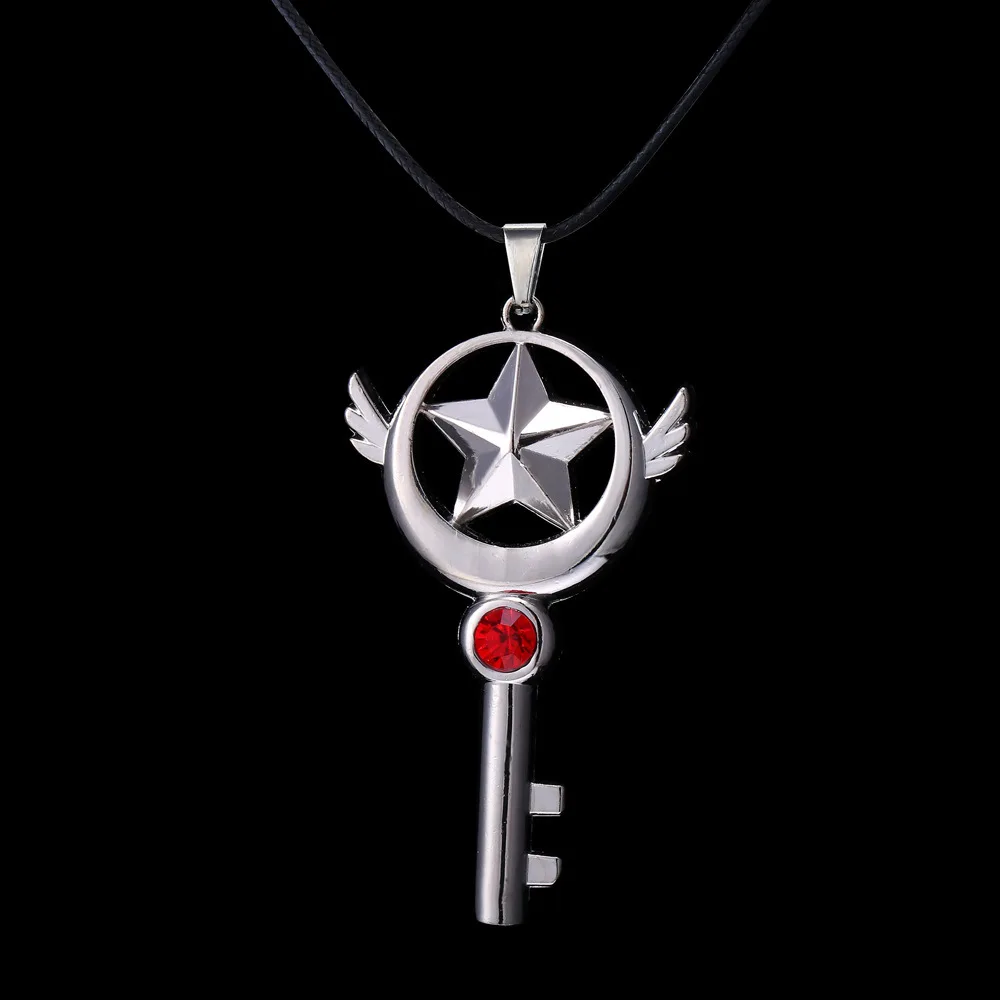 CARDCAPTOR SAKURA Sailor Moon Silver choker necklace Star Key Shape High Quality Pendant&Necklace Hot Anime Gril Jewelry
CARDCAPTOR SAKURA Sailor Moon Silver choker necklace Star Key Shape High Quality Pendant&Necklace Hot Anime Gril Jewelry