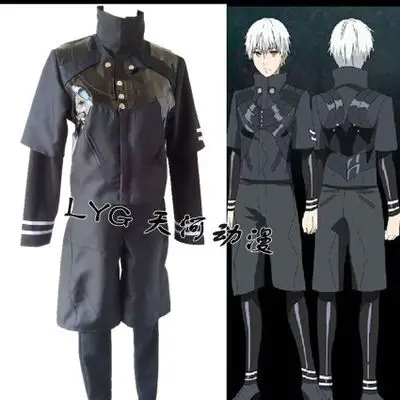 New Arrival Anime Tokyo Ghoul cosplay costume Halloween Cosplay Clothes Kaneki Ken Costumes 4 in 1 t-shirt+shorts+top+pants
New Arrival Anime Tokyo Ghoul cosplay costume Halloween Cosplay Clothes Kaneki Ken Costumes 4 in 1 t-shirt+shorts+top+pants
