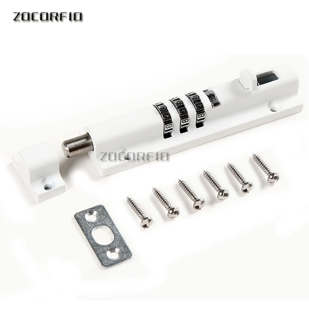 3 digits passowrd Door/Window Gate Security Door Bolt 3 Dial Combination Sliding Bolt Lock
3 digits passowrd Door/Window Gate Security Door Bolt 3 Dial Combination Sliding Bolt Lock