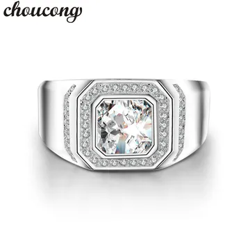 choucong Fashion Jewelry Men ring 2ct 5A Zircon Cz 925 Sterling silver male Emgagement Wedding Band Ring for father's gift
choucong Fashion Jewelry Men ring 2ct 5A Zircon Cz 925 Sterling silver male Emgagement Wedding Band Ring for father's gift
