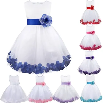 Clearance! Girls Party Dresses Sleeveless Formal Princess Wedding Long Dresses with Flower and Petal Children Clothes Ball Gown
Clearance! Girls Party Dresses Sleeveless Formal Princess Wedding Long Dresses with Flower and Petal Children Clothes Ball Gown