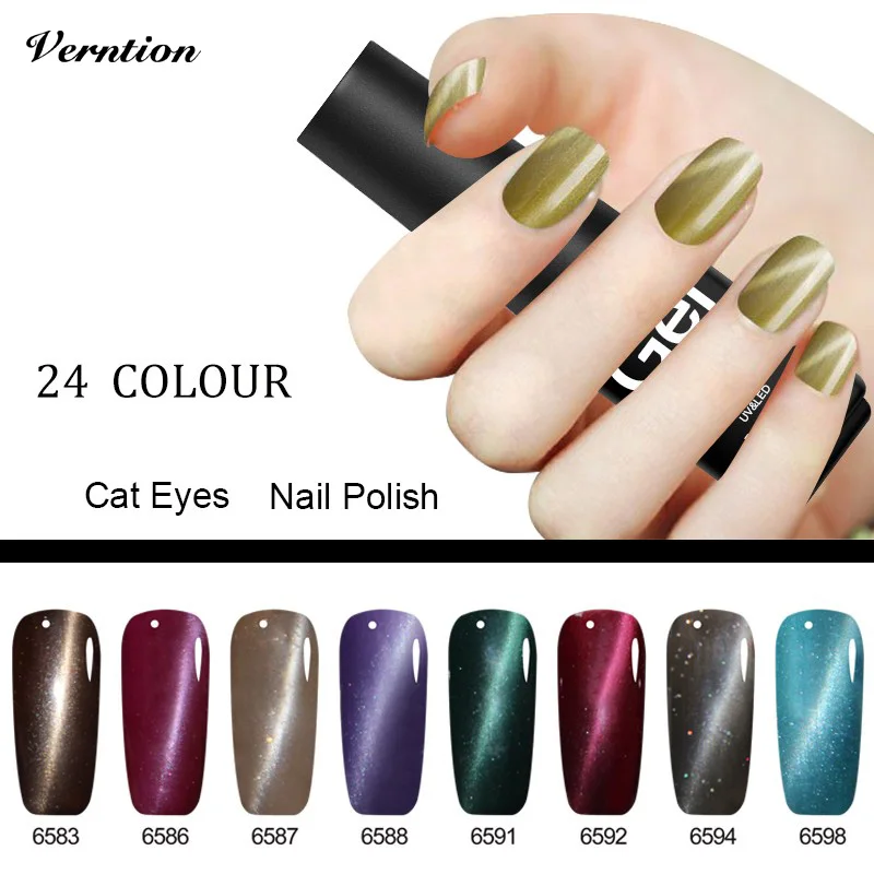 Verntion Cat Eye 3d Kits for Nail Varnish Magnetic Led Nail Polish Semi Permanent Gel Varnish Soak Off UV Gel Paint Nail Polish
Verntion Cat Eye 3d Kits for Nail Varnish Magnetic Led Nail Polish Semi Permanent Gel Varnish Soak Off UV Gel Paint Nail Polish