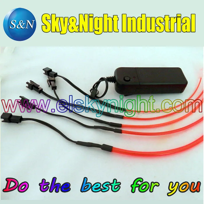 EL wire sample-Red-2