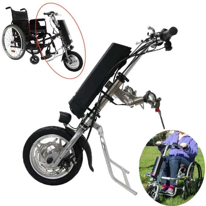 EU DUTY FREE 36V 250W Electric Handcycle Folding Wheelchair Attachment Handbike DIY Conversion Kits 36V 9AH Li-ion Battery
EU DUTY FREE 36V 250W Electric Handcycle Folding Wheelchair Attachment Handbike DIY Conversion Kits 36V 9AH Li-ion Battery