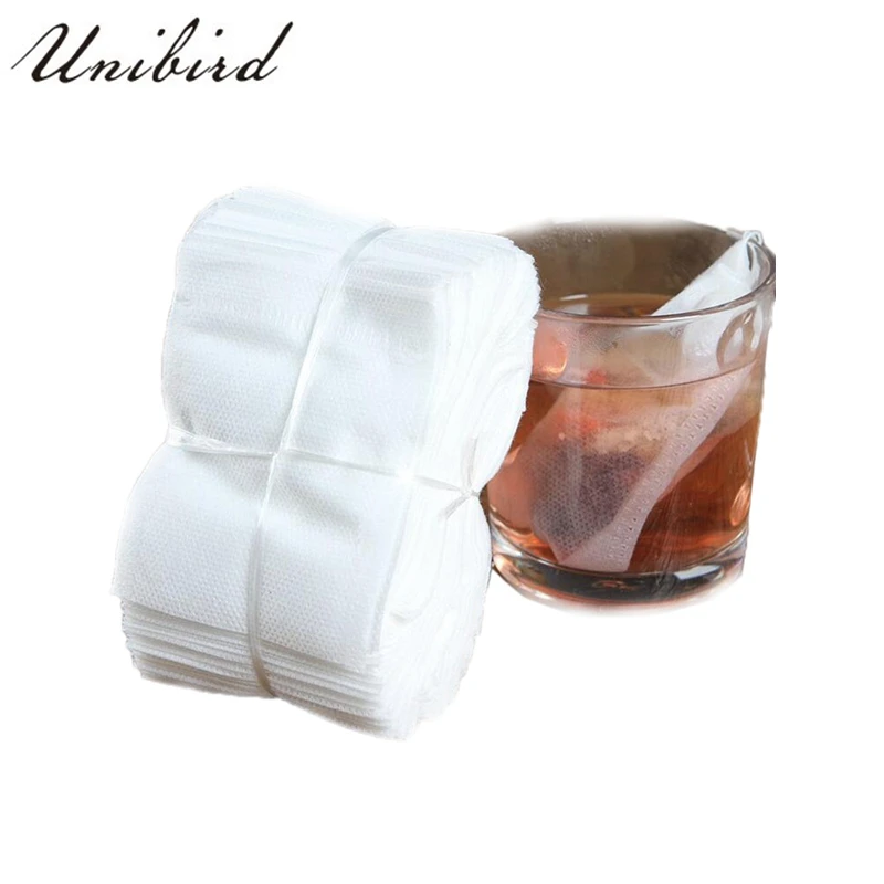 Unibird 100Pcs/Set Disposable Non-woven Fabrics Tea bags Spices Strainer Infuser With String Heal Seal Filter Paper for Herb
Unibird 100Pcs/Set Disposable Non-woven Fabrics Tea bags Spices Strainer Infuser With String Heal Seal Filter Paper for Herb
