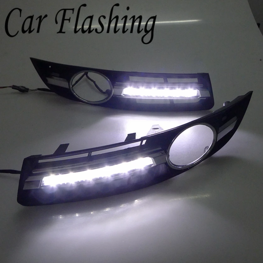 Car Flashing 2pcs for VW Volkswagen Passat B6 2007 - 2011 LED DRL Daytime Running Light Driving Daylight Signal lamp car Styling
Car Flashing 2pcs for VW Volkswagen Passat B6 2007 - 2011 LED DRL Daytime Running Light Driving Daylight Signal lamp car Styling