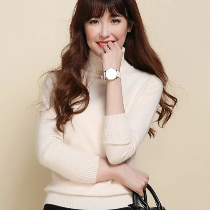 Plus Size Warm Sweater fashion2019Women's winter Elasticity Knitted Turtleneck Cashmere Sweater For autumn Women Sweaters Female
Plus Size Warm Sweater fashion2019Women's winter Elasticity Knitted Turtleneck Cashmere Sweater For autumn Women Sweaters Female