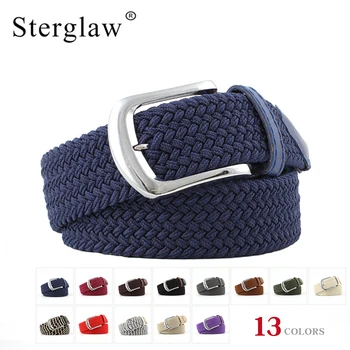 107cm korean fashion Casual stretch woven belt Women's unisex Canvas elastic belts for women jeans elastique Modeling belt N087 
107cm korean fashion Casual stretch woven belt Women's unisex Canvas elastic belts for women jeans elastique Modeling belt N087
