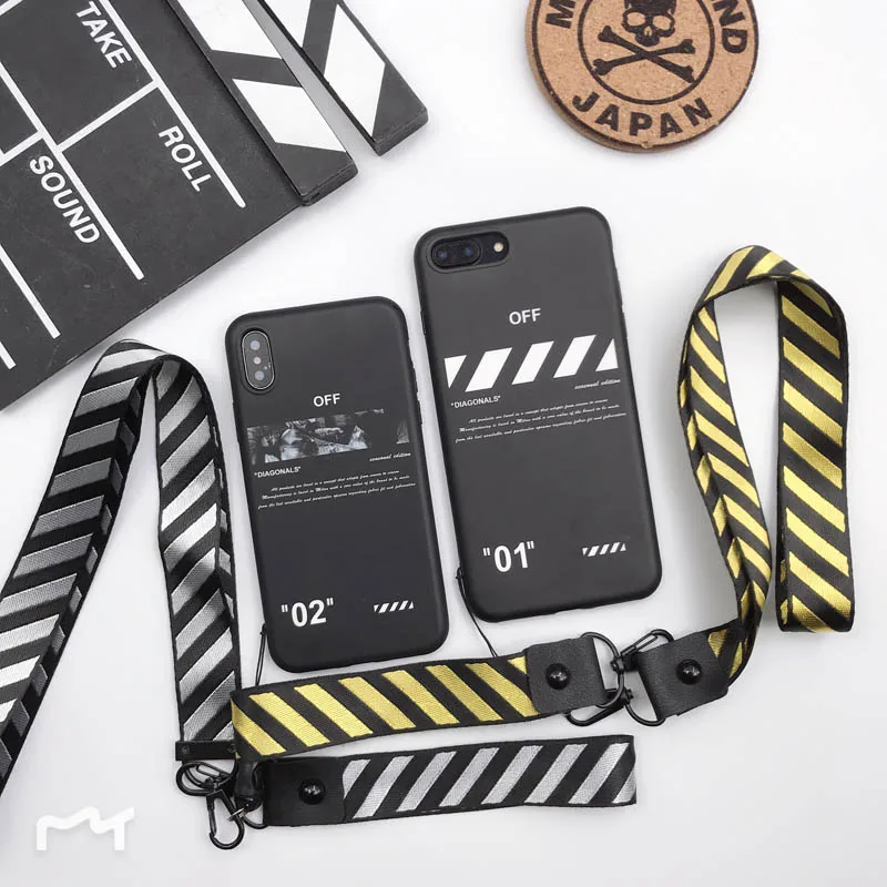 Hot off ow stripes cover case for iphone 6 6S S plus 7 plus 8 X XR XS MAX white Street trend brand phone cases coque funda capa
Hot off ow stripes cover case for iphone 6 6S S plus 7 plus 8 X XR XS MAX white Street trend brand phone cases coque funda capa