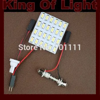 1X 24 LED SMD 5630 24smd Car Interior Light T10 Festoon Dome Adapter led Car Vehicle LED Panel Auto car light source Free ship
1X 24 LED SMD 5630 24smd Car Interior Light T10 Festoon Dome Adapter led Car Vehicle LED Panel Auto car light source Free ship