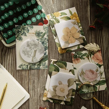 1pack /lot Retro Flower Sticker Memo Pad Sticky Notes Bookmark School Office Stationery Supply
1pack /lot Retro Flower Sticker Memo Pad Sticky Notes Bookmark School Office Stationery Supply