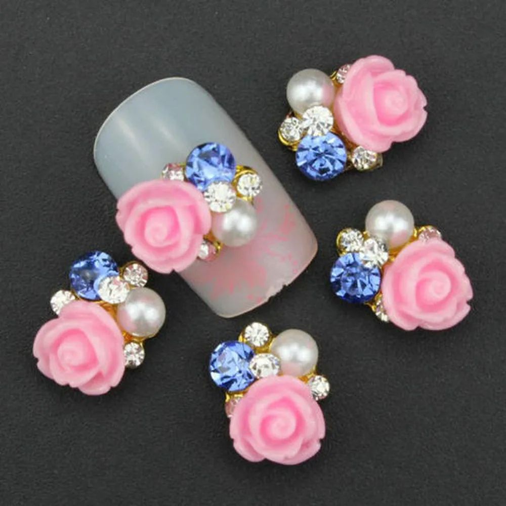 10 Pcs 3D Rose Flower Nail Art 3D Stereoscopic Stickers Rhinestone Nail Decor Jewelry Stickers & Decals For Nails Accessories
10 Pcs 3D Rose Flower Nail Art 3D Stereoscopic Stickers Rhinestone Nail Decor Jewelry Stickers & Decals For Nails Accessories