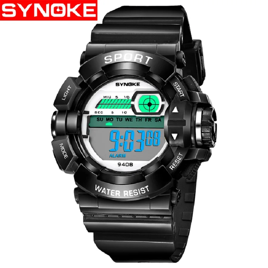 SYNOKE Sport Watch Kids Boy Girl Digital 30M Waterproof Alarm Calendar Children Wristwatch relogio LED Repeater Clock
SYNOKE Sport Watch Kids Boy Girl Digital 30M Waterproof Alarm Calendar Children Wristwatch relogio LED Repeater Clock