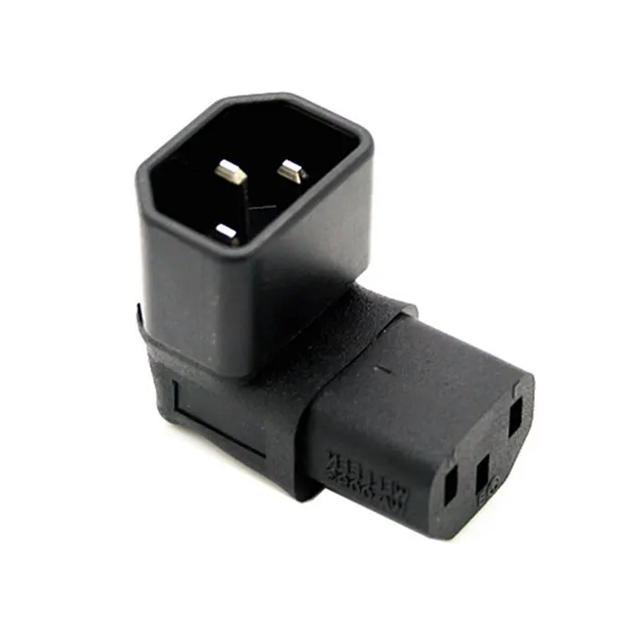 CY IEC Male C14 to Up Direction 90 Degree Right Angled IEC Female C13 Extension Power Adapter
CY IEC Male C14 to Up Direction 90 Degree Right Angled IEC Female C13 Extension Power Adapter