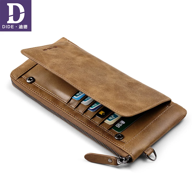 DIDE Cow Leather 100% Genuine Leather Mens Wallets Coin Purses Male Wallet Card Holder Long Clutch Purse Business Travel 
DIDE Cow Leather 100% Genuine Leather Mens Wallets Coin Purses Male Wallet Card Holder Long Clutch Purse Business Travel