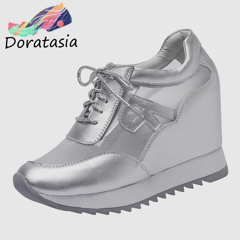 DORATASIA Brand New Fashion Genuine Leather Lace Up Flat Platform Shoes Woman Casual Party Office Spring Summer Flats
DORATASIA Brand New Fashion Genuine Leather Lace Up Flat Platform Shoes Woman Casual Party Office Spring Summer Flats