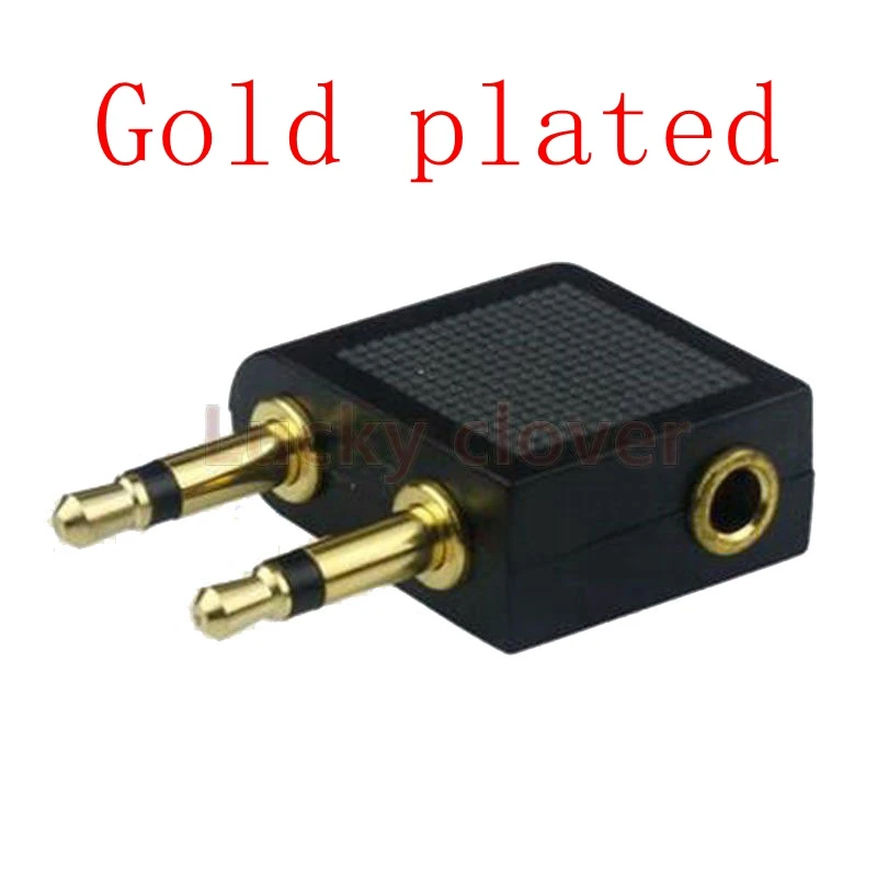 Gold/Nickel plated Airplane Air Plane 3.5mm Airplane Airline Headphone Mono Audio Converter Travel Jack Plug Splitter Adapter
Gold/Nickel plated Airplane Air Plane 3.5mm Airplane Airline Headphone Mono Audio Converter Travel Jack Plug Splitter Adapter