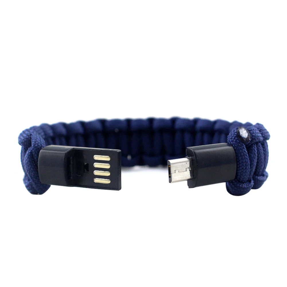 Unique Interesting Umbrella Rope Hand-wear Android USB Data Cable Bracelet for Samsung Huawei Xiaomi Android Data Charger Cable
Unique Interesting Umbrella Rope Hand-wear Android USB Data Cable Bracelet for Samsung Huawei Xiaomi Android Data Charger Cable