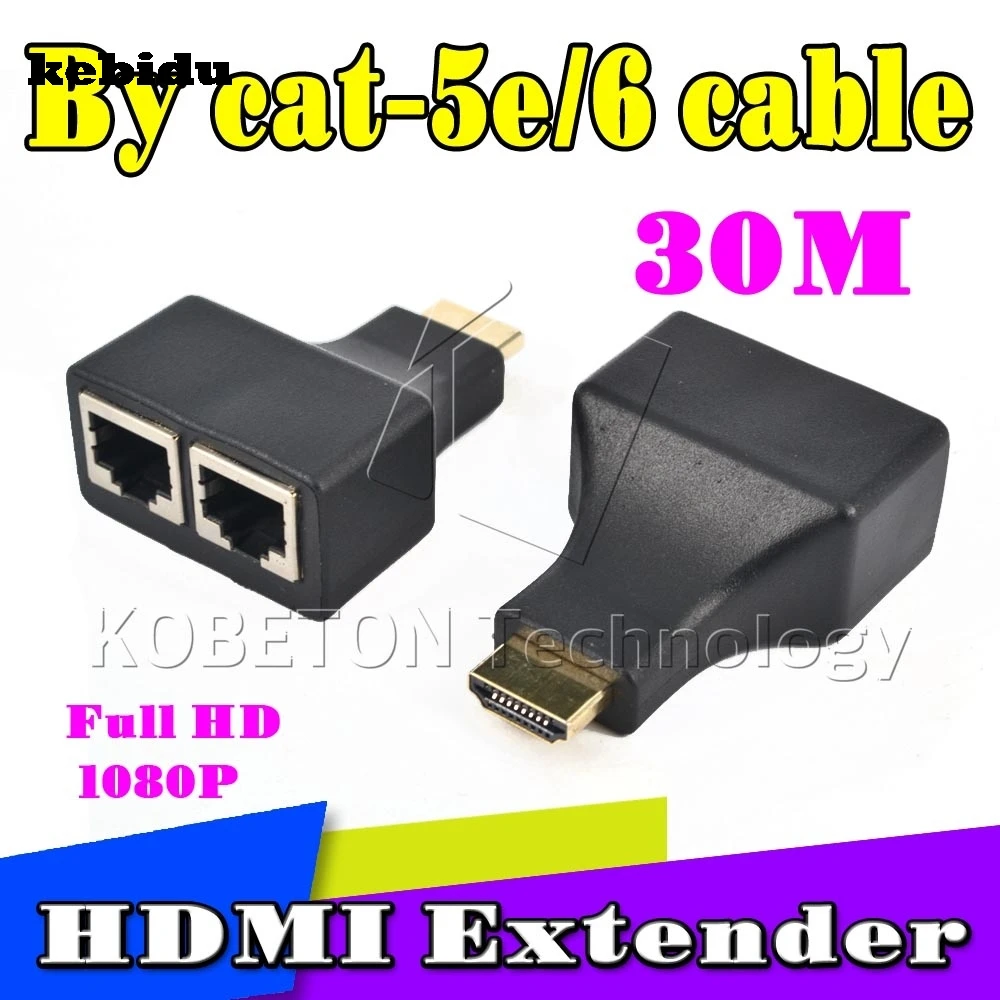 kebidu Wholesale 1080P HDMI Dual RJ45 CAT5E CAT6 UTP LAN Ethernet HDMI Extender Repeater Adapter For HDTV HDPC PS3 STB
kebidu Wholesale 1080P HDMI Dual RJ45 CAT5E CAT6 UTP LAN Ethernet HDMI Extender Repeater Adapter For HDTV HDPC PS3 STB
