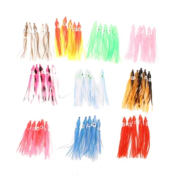 50pcs Fishing Lure Mixed 9cm Octopus Bait 10 Colors Squid Skirts Fishing Lure Random Color Paillette Lure Jigs Saltwater Lures
50pcs Fishing Lure Mixed 9cm Octopus Bait 10 Colors Squid Skirts Fishing Lure Random Color Paillette Lure Jigs Saltwater Lures
