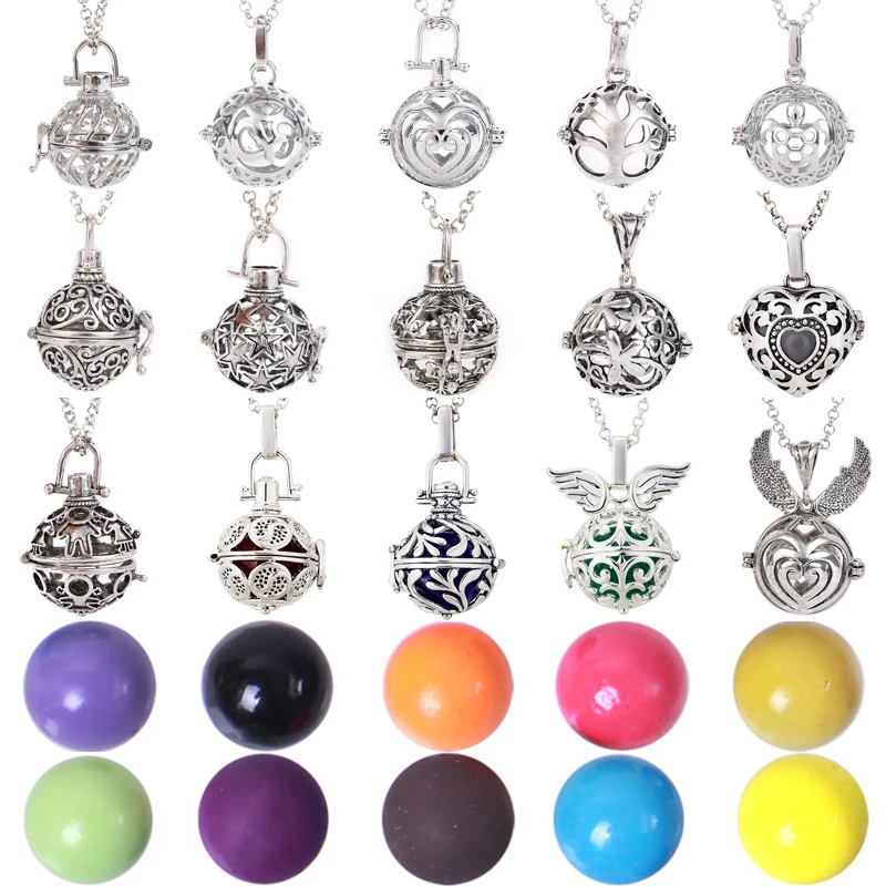Women Lockets Pendant Necklace Pregnancy Balls With Lava Stone Lockets Aromatherapy Essential Oil Diffuser Necklace Mexico Balls
Women Lockets Pendant Necklace Pregnancy Balls With Lava Stone Lockets Aromatherapy Essential Oil Diffuser Necklace Mexico Balls