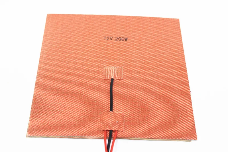 3D printer accessories silicone rubber heating plate 200 * 200 12 200 w v MK2B use with heatbed
3D printer accessories silicone rubber heating plate 200 * 200 12 200 w v MK2B use with heatbed