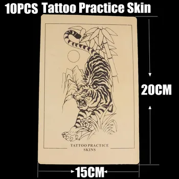Tattoo Fake Practice Skin Sheet 20 x 15cm 10PCS Learning Tiger Tattoo Logo Practice Skin for Tattooist Truestar Tattoo Store
Tattoo Fake Practice Skin Sheet 20 x 15cm 10PCS Learning Tiger Tattoo Logo Practice Skin for Tattooist Truestar Tattoo Store